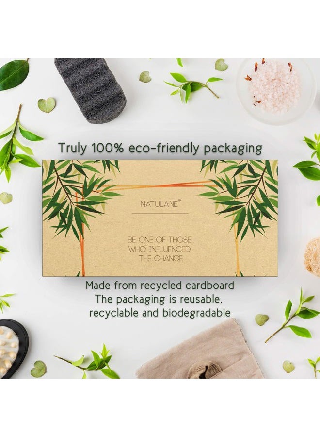 NATULANE Premium 500 Biodegradable Bamboo Cotton Swabs | Compostable Wooden Ear Sticks | Zero Waste Disposable Products | Plastic Free Makeup Swab | Safety Organic Buds for Eye Cleaning | Eco Friendly Utensils - Image 3